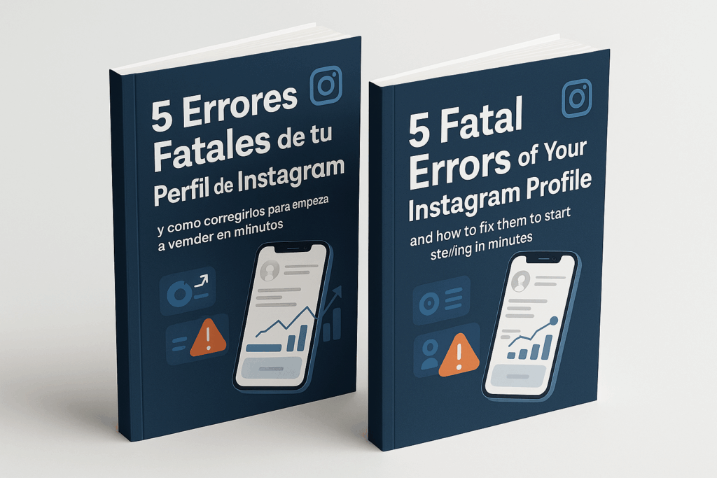 Guia de 5 errores que estan matando tus ventas en instagram